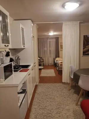 Küche/Küchenzeile in der Unterkunft Düsseldorf Messe -Apartment Milan