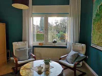 Ein Sitzbereich in der Unterkunft CASA NOSTRA