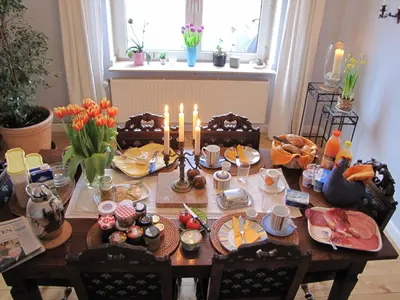 Essen im Bed & Breakfast oder in der Nähe