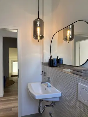 Ein Badezimmer in der Unterkunft Haus am Stadttor