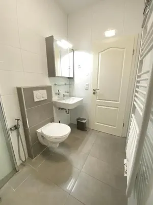 Ein Badezimmer in der Unterkunft Holiday Apartments Essen - Free Parking - WiFi - Kitchen
