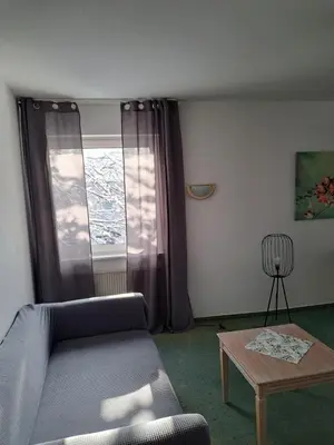 Ein Sitzbereich in der Unterkunft Hotel zur Altstadt