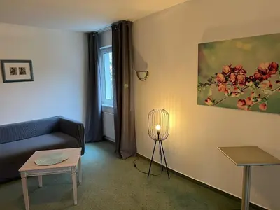 Ein Sitzbereich in der Unterkunft Hotel zur Altstadt