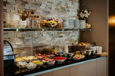 Essen im Hotel oder in der Nähe