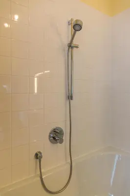Ein Badezimmer in der Unterkunft Forsthaus Edelburg Ferienhaus