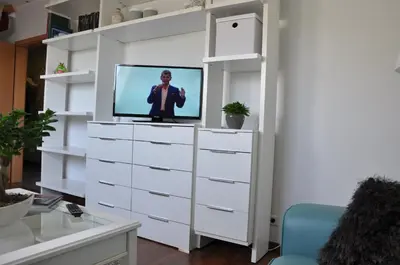 TV/Unterhaltungsangebot in der Unterkunft Möllenbecks Messewohnungen
