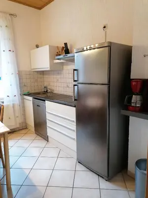 Küche/Küchenzeile in der Unterkunft Ferienwohnung Gladbeck-Rohde