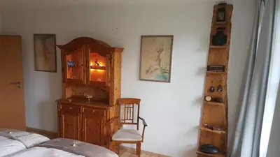 Ein Bett oder Betten in einem Zimmer der Unterkunft Mühlenberger Ponyhof