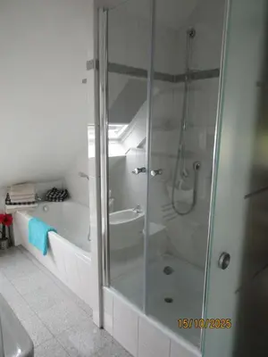 Ein Badezimmer in der Unterkunft Ferienwohnung,Über Tage