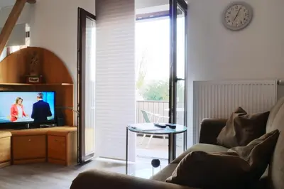 TV/Unterhaltungsangebot in der Unterkunft Apartment Fewo Central