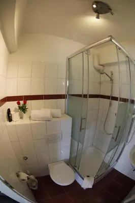 Ein Badezimmer in der Unterkunft Hotel Famosa
