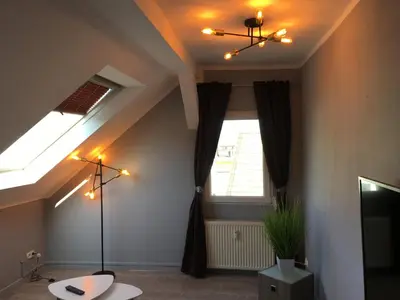 Ein Badezimmer in der Unterkunft Stadthaus Edel - Apartment Binz