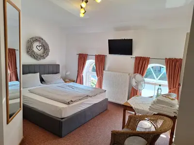 Ein Bett oder Betten in einem Zimmer der Unterkunft Bleckmanns Hof