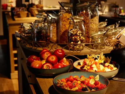 Essen im Hotel oder in der Nähe