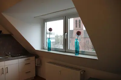 Küche/Küchenzeile in der Unterkunft Fewo Lorri