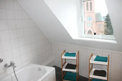 Ein Badezimmer in der Unterkunft Fewo Lorri