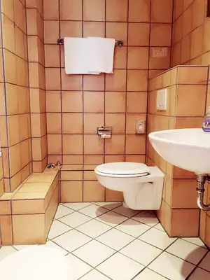 Ein Badezimmer in der Unterkunft Hotel Imperial