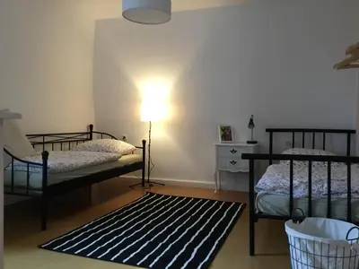 Ein Bett oder Betten in einem Zimmer der Unterkunft Wohlfühlambiente in Dorsten