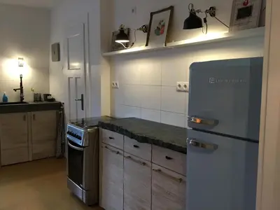 Küche/Küchenzeile in der Unterkunft Wohlfühlambiente in Dorsten
