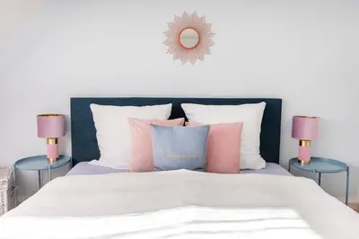 Ein Bett oder Betten in einem Zimmer der Unterkunft Buerpartment