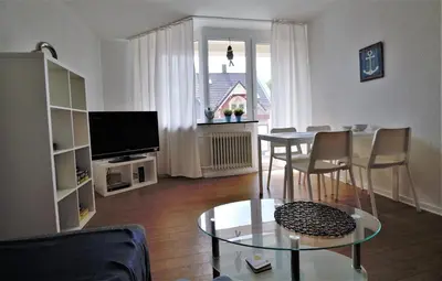 TV/Unterhaltungsangebot in der Unterkunft Ferienwohnung achtpunkt2