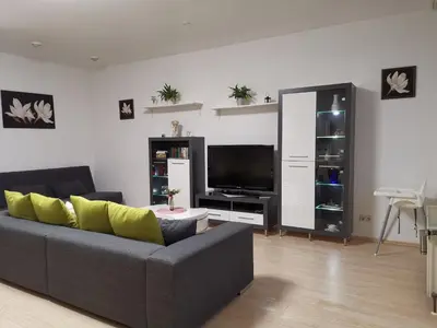 TV/Unterhaltungsangebot in der Unterkunft Ferienhaus Zoe 120 m2