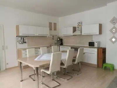 Küche/Küchenzeile in der Unterkunft Ferienhaus Zoe 120 m2