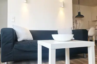 Ein Sitzbereich in der Unterkunft Gemütliches Apartment mit Balkon und Tiefgaragenstellplatz