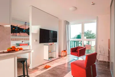TV/Unterhaltungsangebot in der Unterkunft Mintrops Concierge Hotel