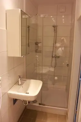 Ein Badezimmer in der Unterkunft City Apartment Vohwinkel