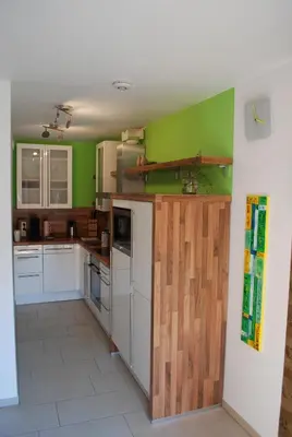 Küche/Küchenzeile in der Unterkunft Ferienwohnung im Architektenhaus