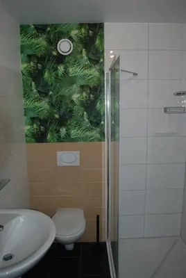 Ein Badezimmer in der Unterkunft Ferienwohnung im Architektenhaus