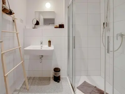 Ein Badezimmer in der Unterkunft Limehome Essen Kibbelstraße