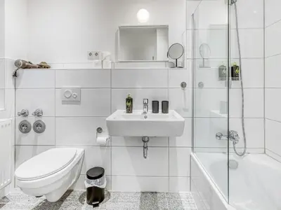 Ein Badezimmer in der Unterkunft Limehome Essen Kibbelstraße