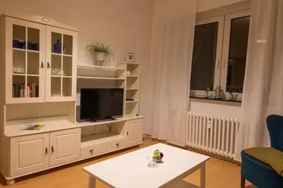 Ein Sitzbereich in der Unterkunft Altes Pfarrhaus