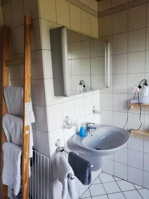 Ein Badezimmer in der Unterkunft Bertha´s Home