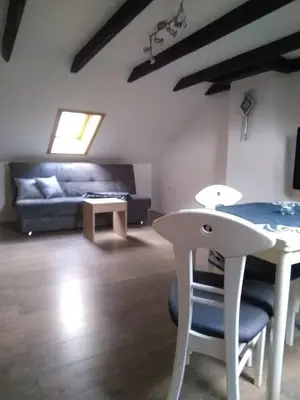 Ein Sitzbereich in der Unterkunft Gemütliche Wohnung Nähe Centro