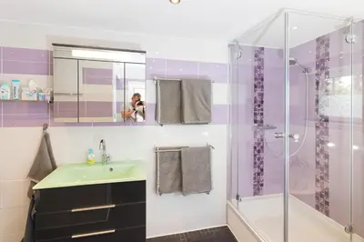 Ein Badezimmer in der Unterkunft Casa Teutoburgia