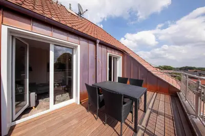 Ein Balkon oder eine Terrasse in der Unterkunft Hotel Altes Amtshaus