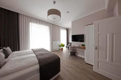 Ein Bett oder Betten in einem Zimmer der Unterkunft Hotel Altes Amtshaus