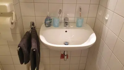 Ein Badezimmer in der Unterkunft Single-Apartment Essen