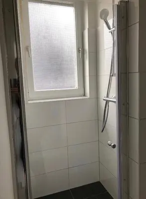 Ein Badezimmer in der Unterkunft Gemütliches Appartement im EG mit eigenem Zugang in guter Wohnlage