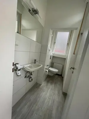 Ein Badezimmer in der Unterkunft Gemütliches Appartement im EG mit eigenem Zugang in guter Wohnlage