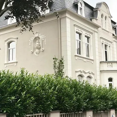 Das Gebäude in dem sich die Ferienwohnung befindet