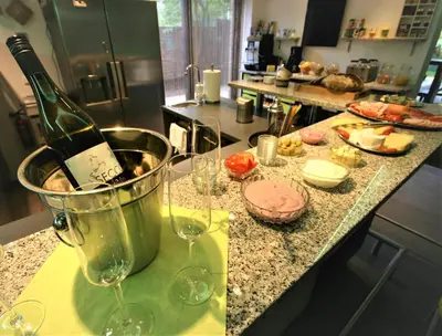 Essen in der Pension oder in der Nähe