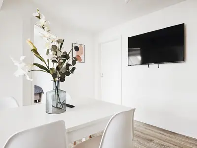 TV/Unterhaltungsangebot in der Unterkunft Adora Apartment Hilden