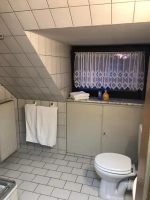 Ein Badezimmer in der Unterkunft Wohnen auf Zeit