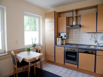 Küche/Küchenzeile in der Unterkunft Gäste und Ferienhof Maas