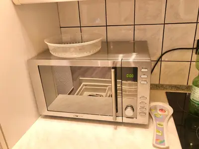 Küche/Küchenzeile in der Unterkunft Der königliche Innengarten, frei nach Diego