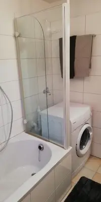 Ein Badezimmer in der Unterkunft Ferienwohnung Sonnwald